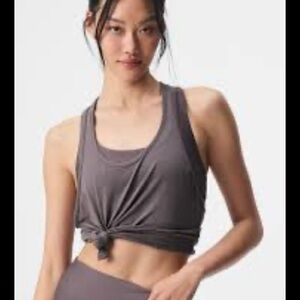 Alo All Day Tank NWT Raisinette